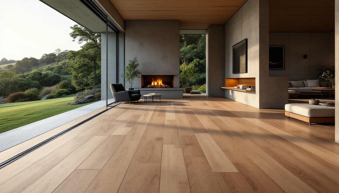 Wide engineered oak flooring in an Auckland living area