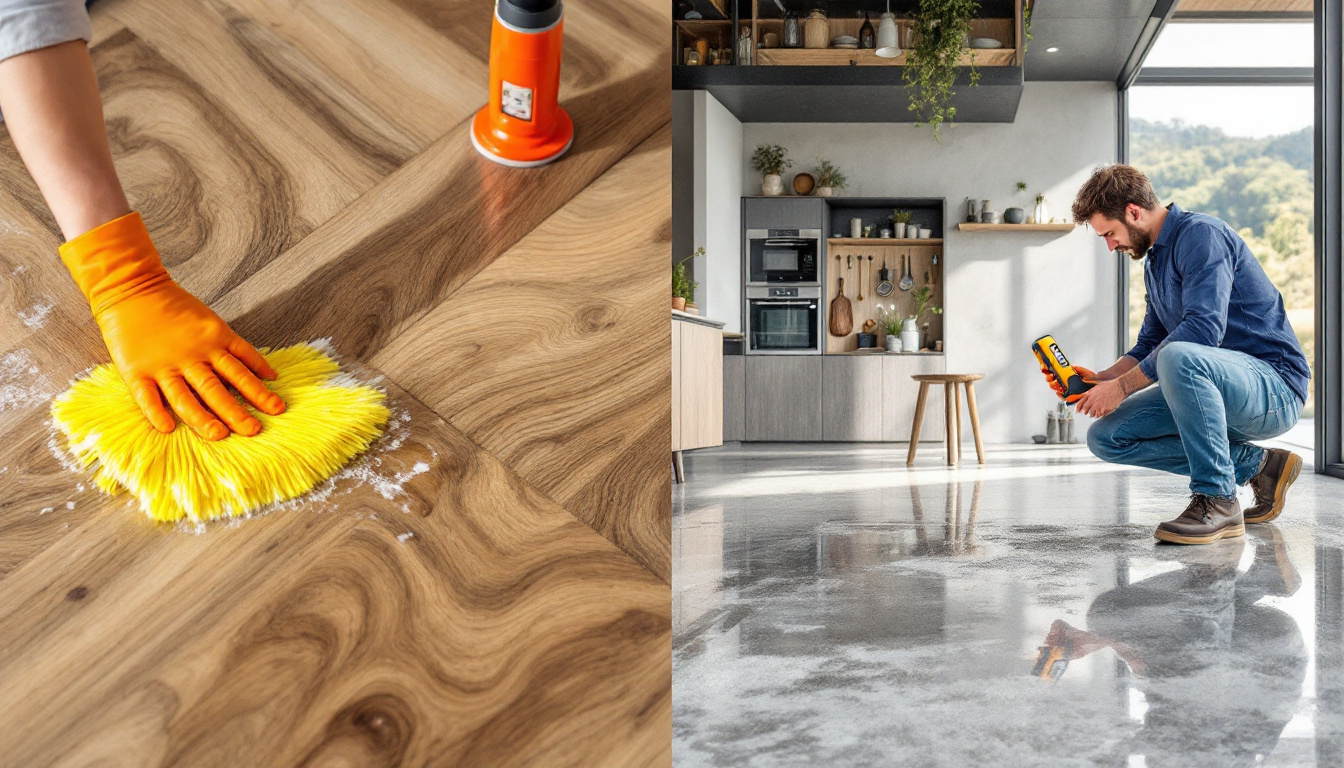 Kitchen spill and damp substrate risks considered separately for flooring