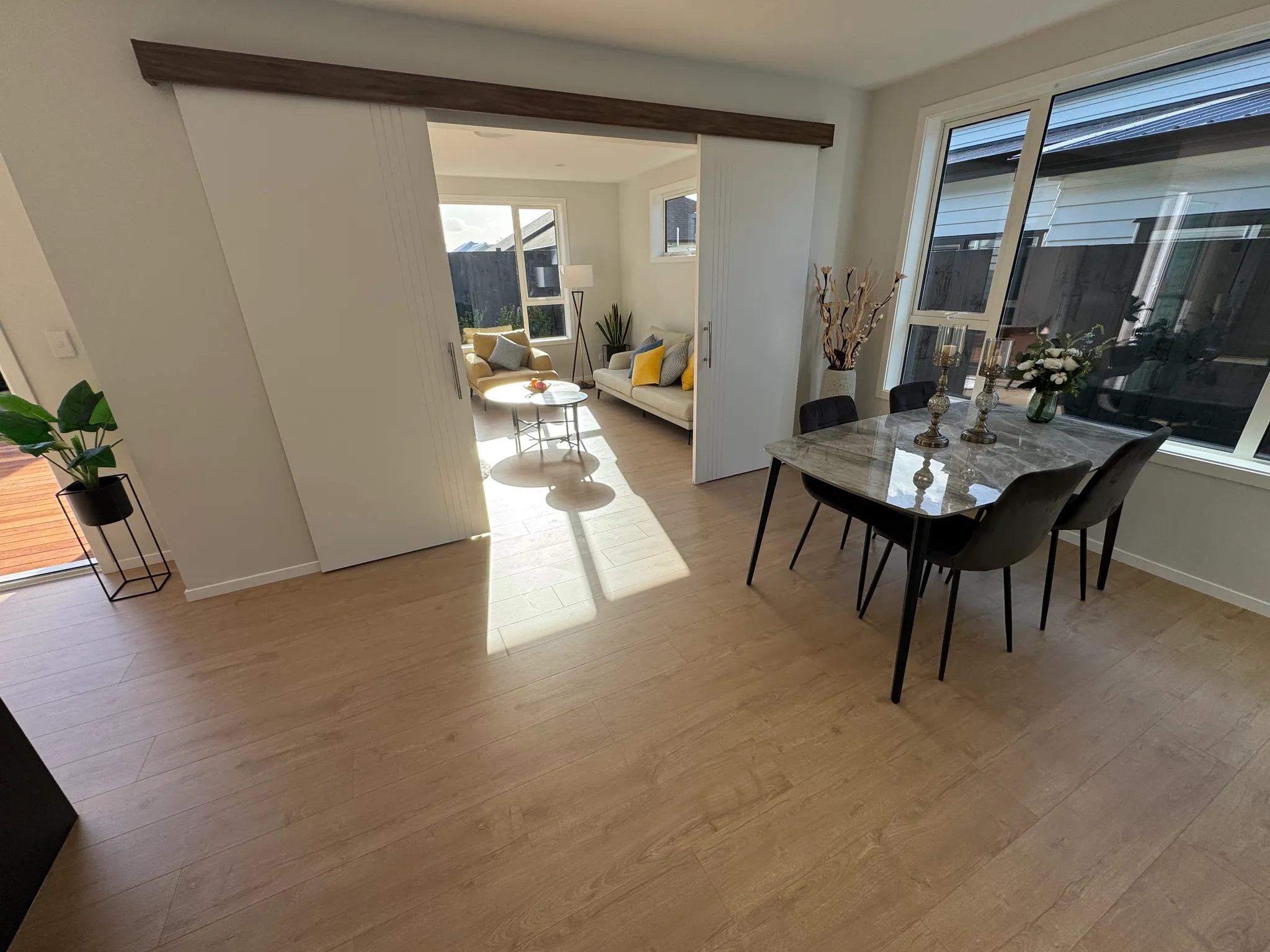 PK7096W-Smooth Cream Oak-23.8m2 left view 4