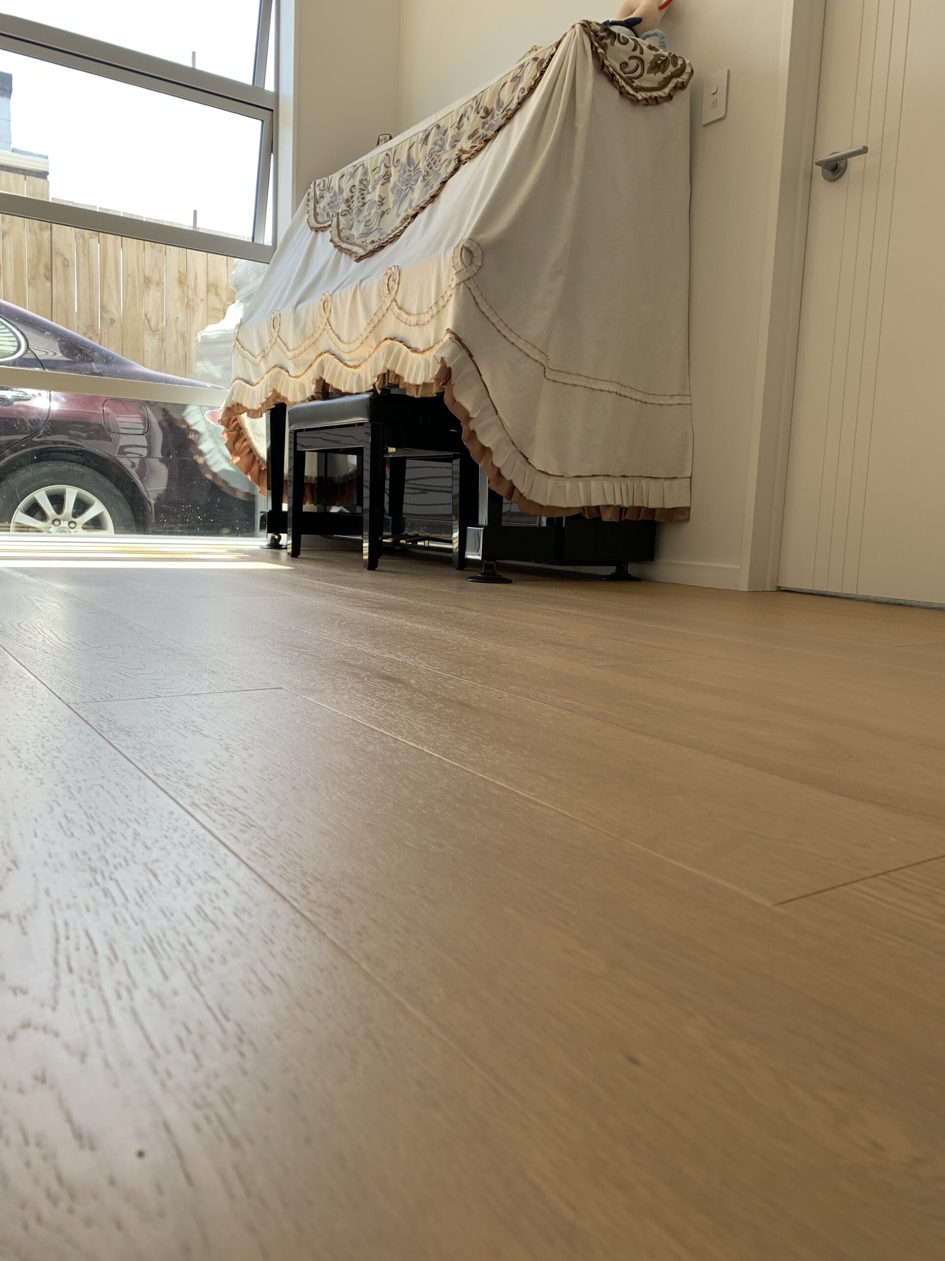 oak-wheatfield02 oak wheatfield02 scaled <strong>Oak Wheatfield Engineered Hardwood Flooring</strong> Brighten your rooms with Oak Wheatfield, an engineered hardwood flooring characterized by its light and airy finish. Ideal for creating a sense of space and openness, Oak Wheatfield's gentle hues are versatile enough to complement any interior design. Constructed for prolonged durability, this flooring option minimizes expansion and offers a dependable surface for high-traffic areas. Oak Wheatfield is the epitome of stylish, long-lasting wood flooring, perfect for those who value both aesthetics and functionality.